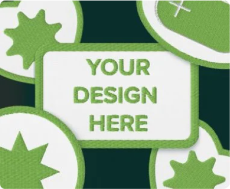 Custom embroidered patches